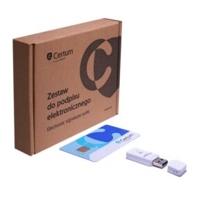 Podpis elektroniczny z czytnikiem mini USB